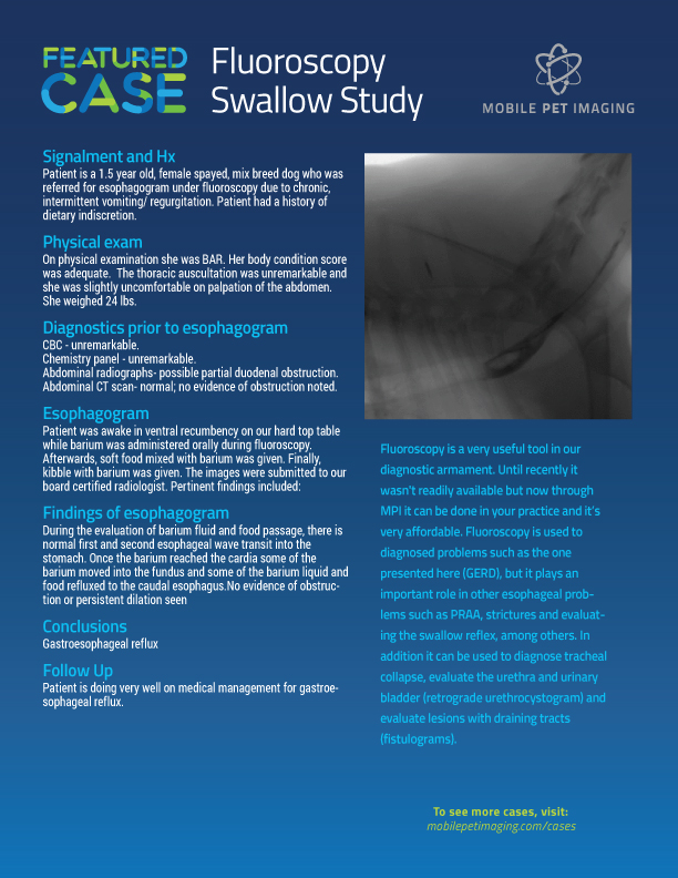 Radiography case study examples image
